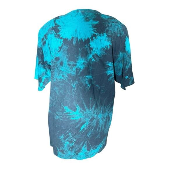 Vtg 80s San Francisco Tie Dye Metallic Painted Maximalist T Shirt XL Golden Gate - Picture 5 of 5